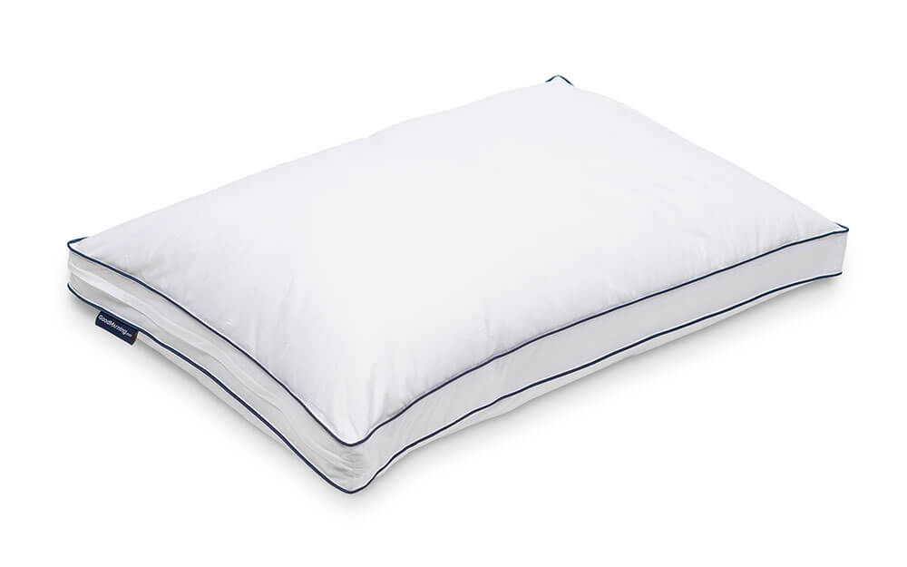Front-side view of the Adjustable Memory Foam Pillow