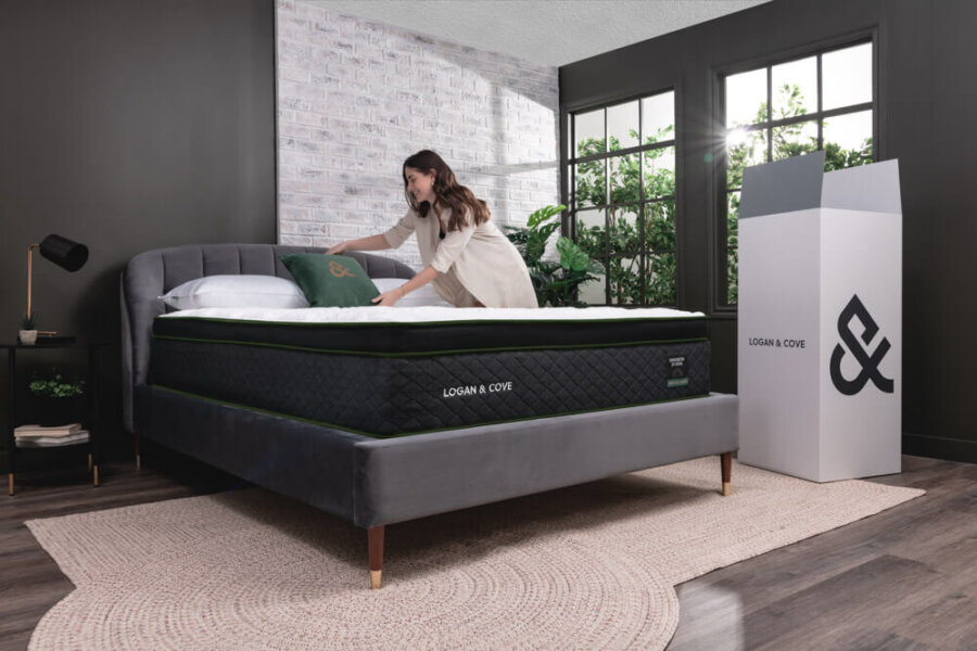 logan & cove luxury hybrid pillow-top mattress