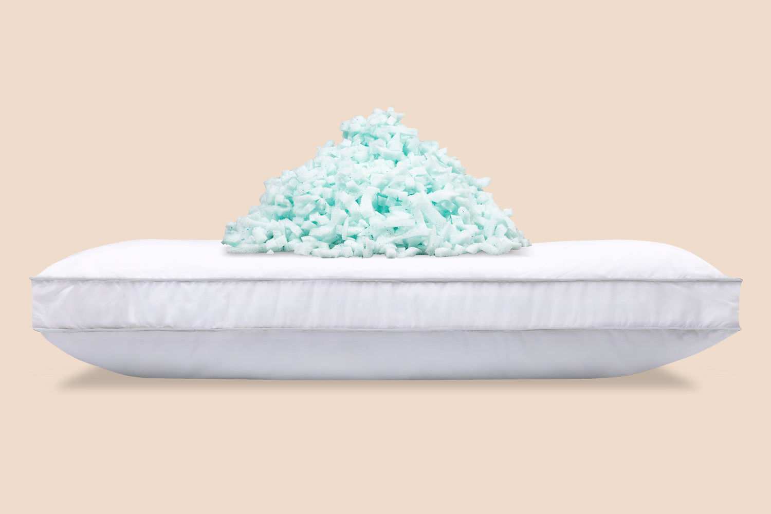 Different loft options of the Adjustable Memory Foam Pillow