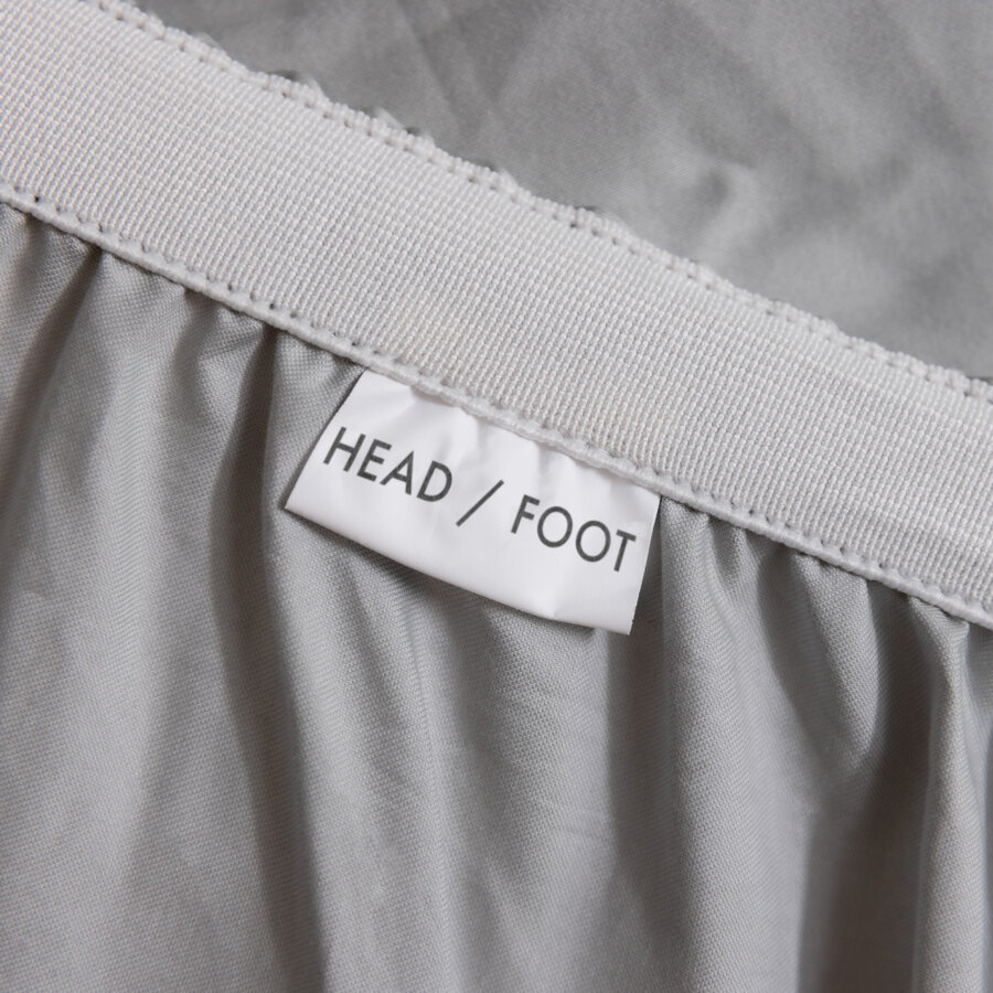 Head/Foot tag for Logan & Cove Egyptian Cotton fitted sheet