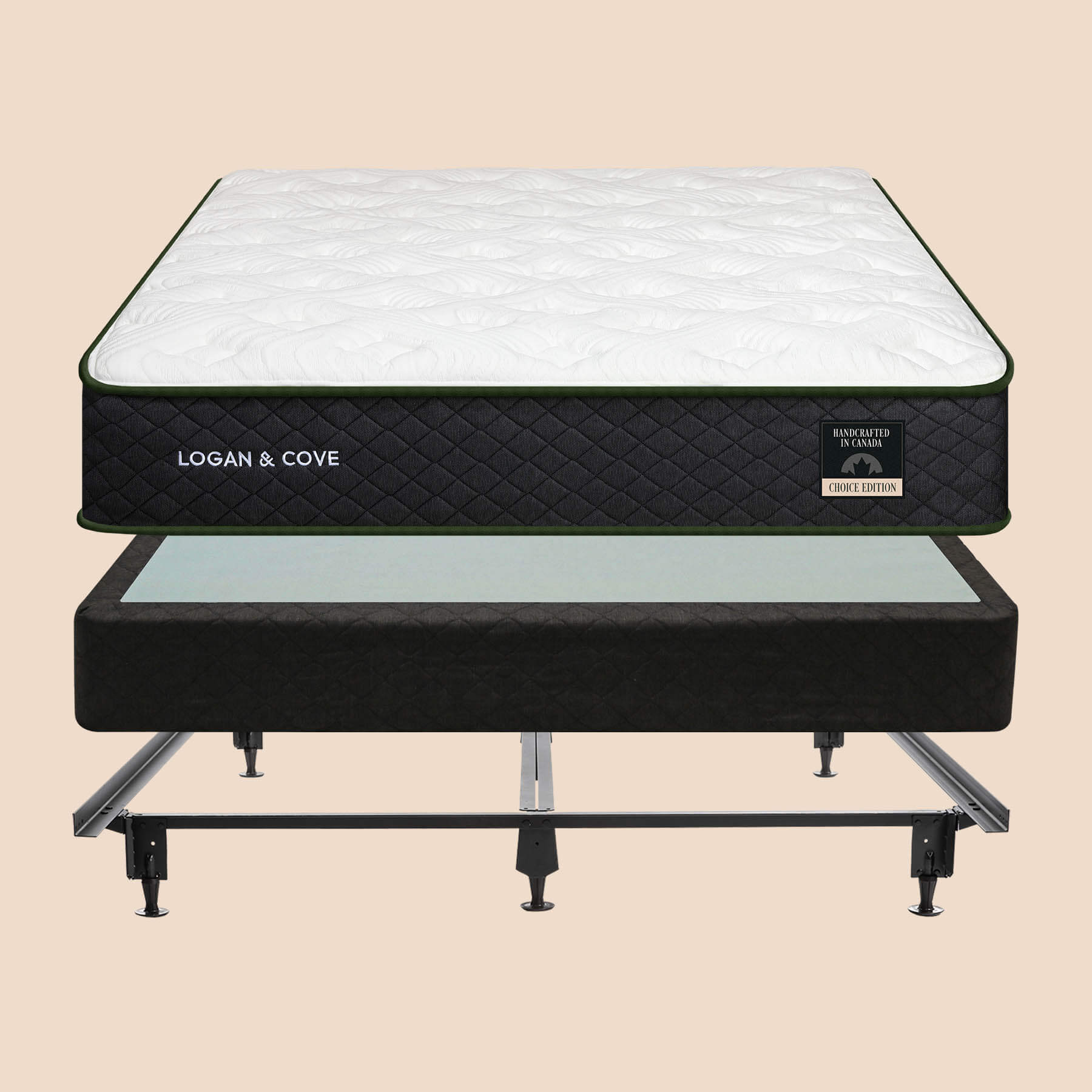 Solid Wood Mattress Foundation Logan & Cove