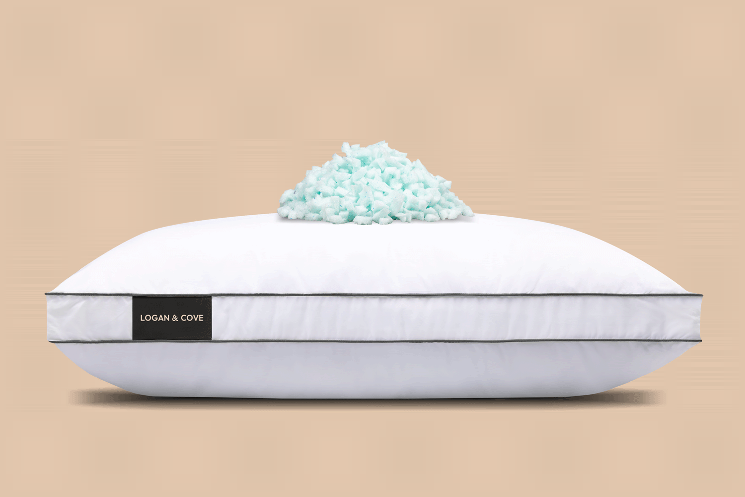 Different loft options of the Adjustable Memory Foam Pillow