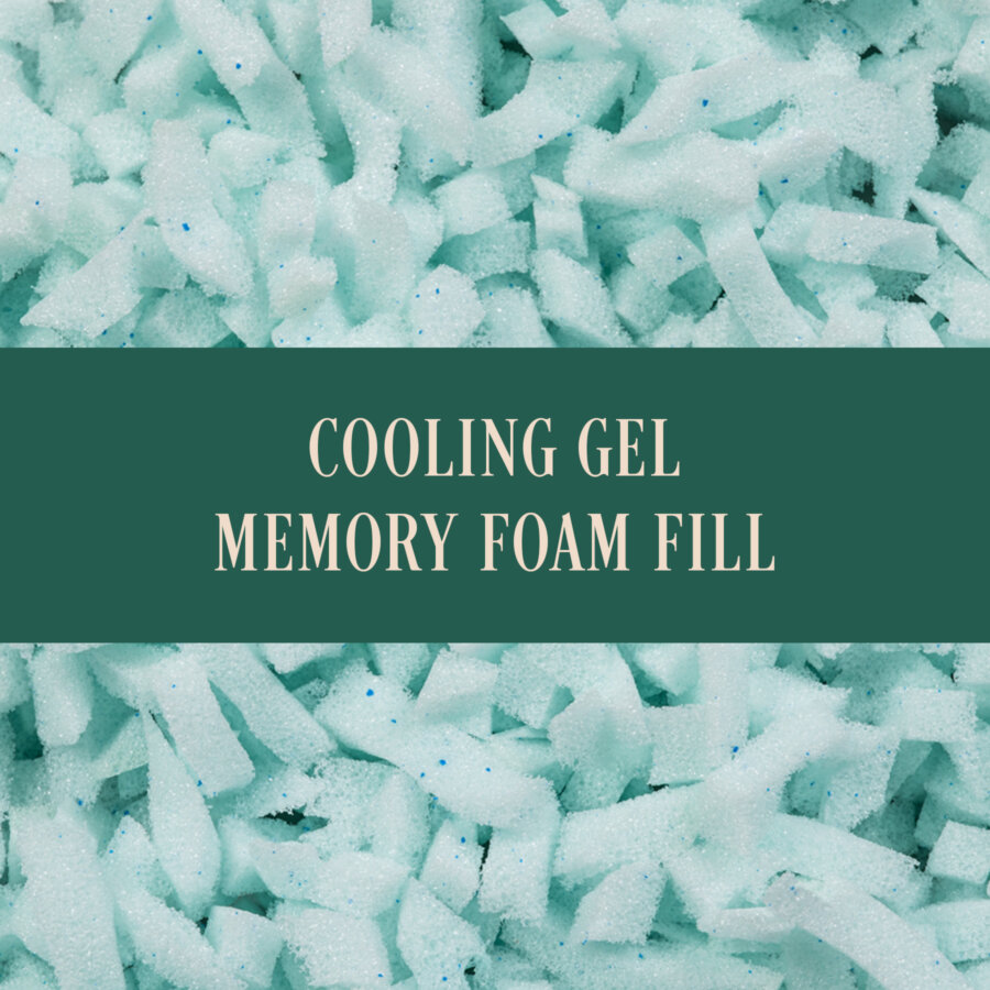 Logan & Cove Adjustable Memory Foam Pillow - cooling gel memory foam