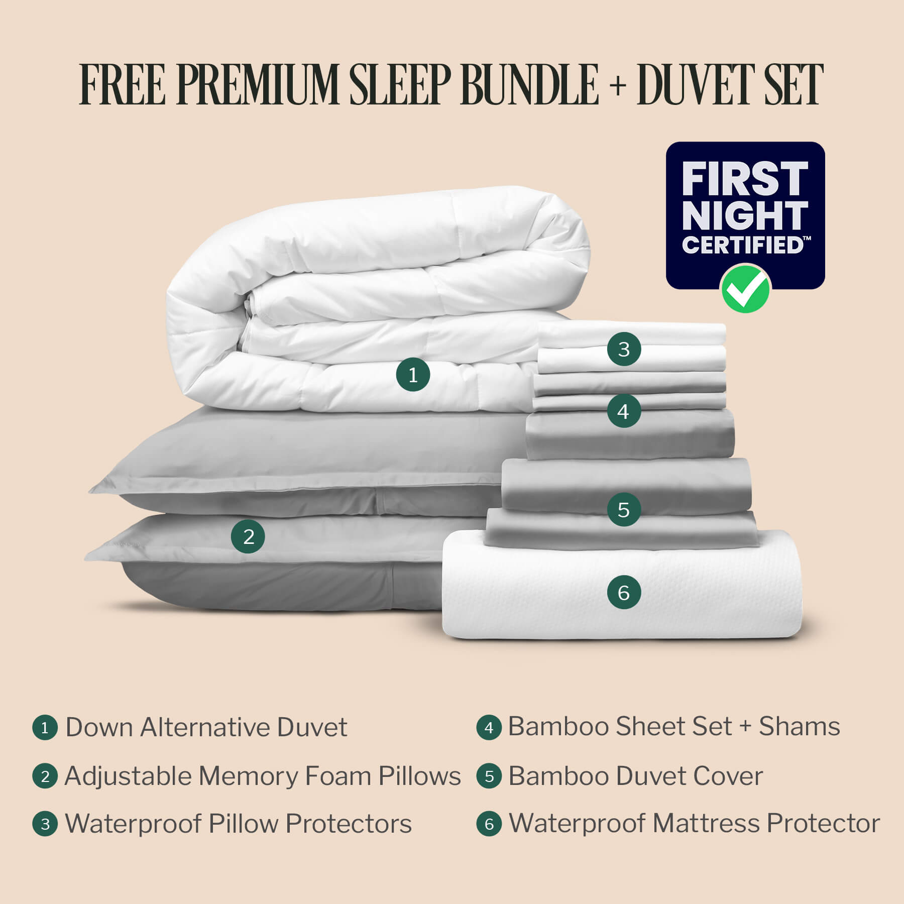 Premium Sleep Bundle + Duvet Set
