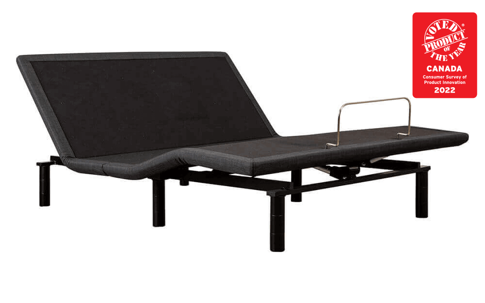 Podium adjustable bed with product of the year 2022 logo